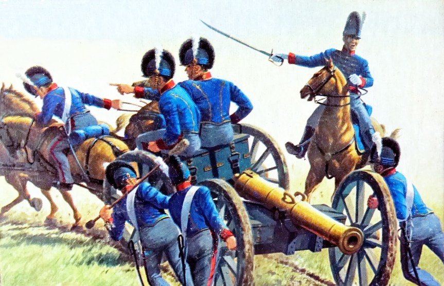 Wellington y sus artilleros, por Nick Lipscombe (y&nbsp;II).