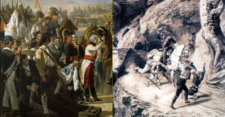 Ejército vs. guerrilla en la Guerra de Independencia, basado en R.&nbsp;Fraser.