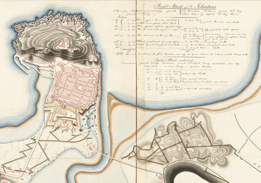 José María Leclercq, evocando el asedio de San Sebastián de&nbsp;1813